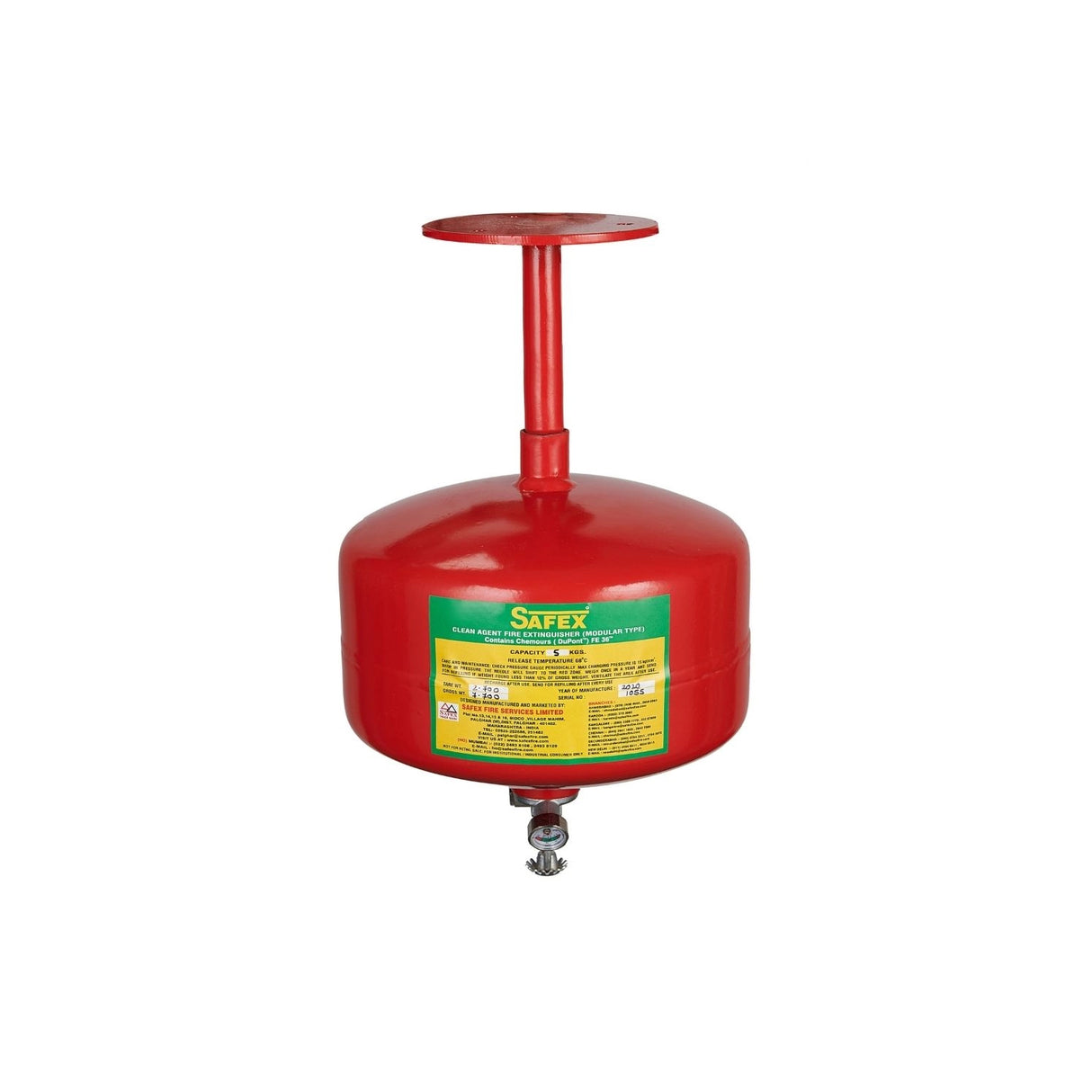 Fire Extinguisher Clean Agent Modular