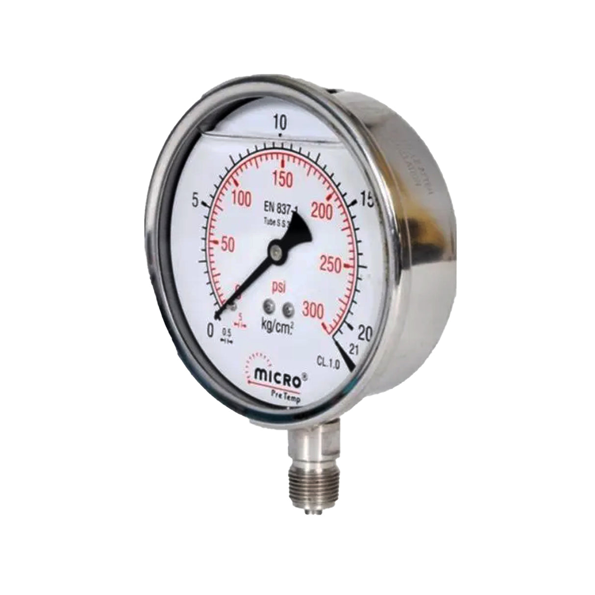 Pressure Gauge Glycerin Filled